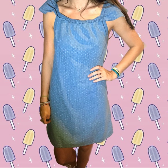 Jean-like J crew dress - Picture 2 of 4